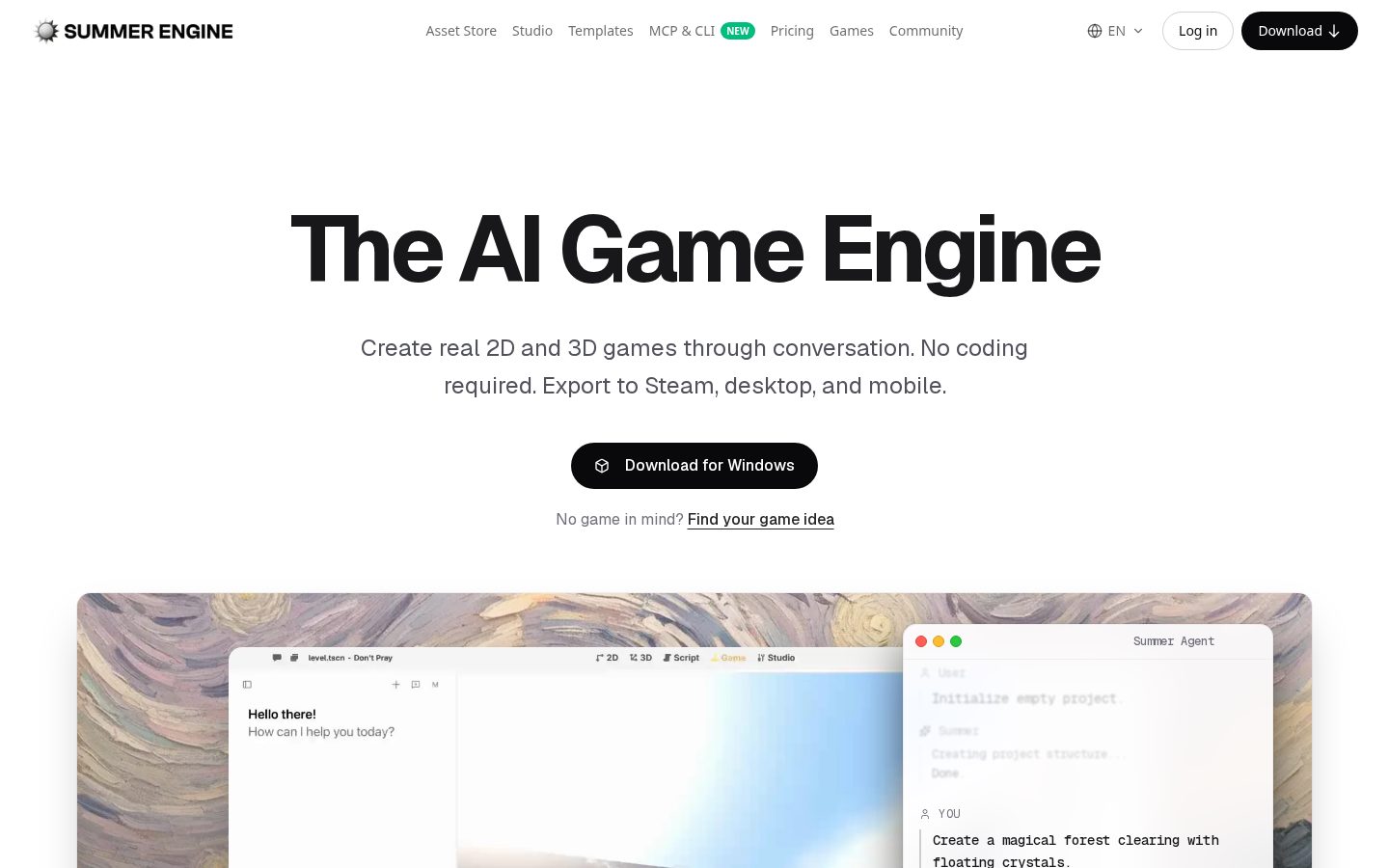 Summer Engine Homepage