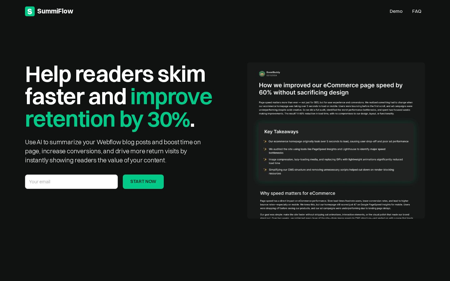Summiflow Homepage