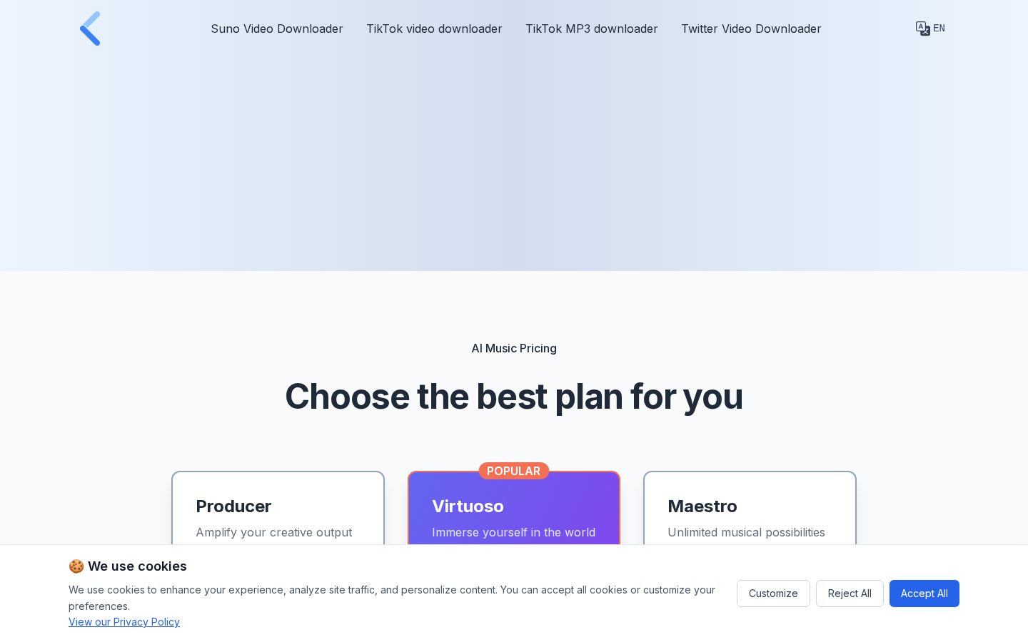 Suno Downloader Pricing