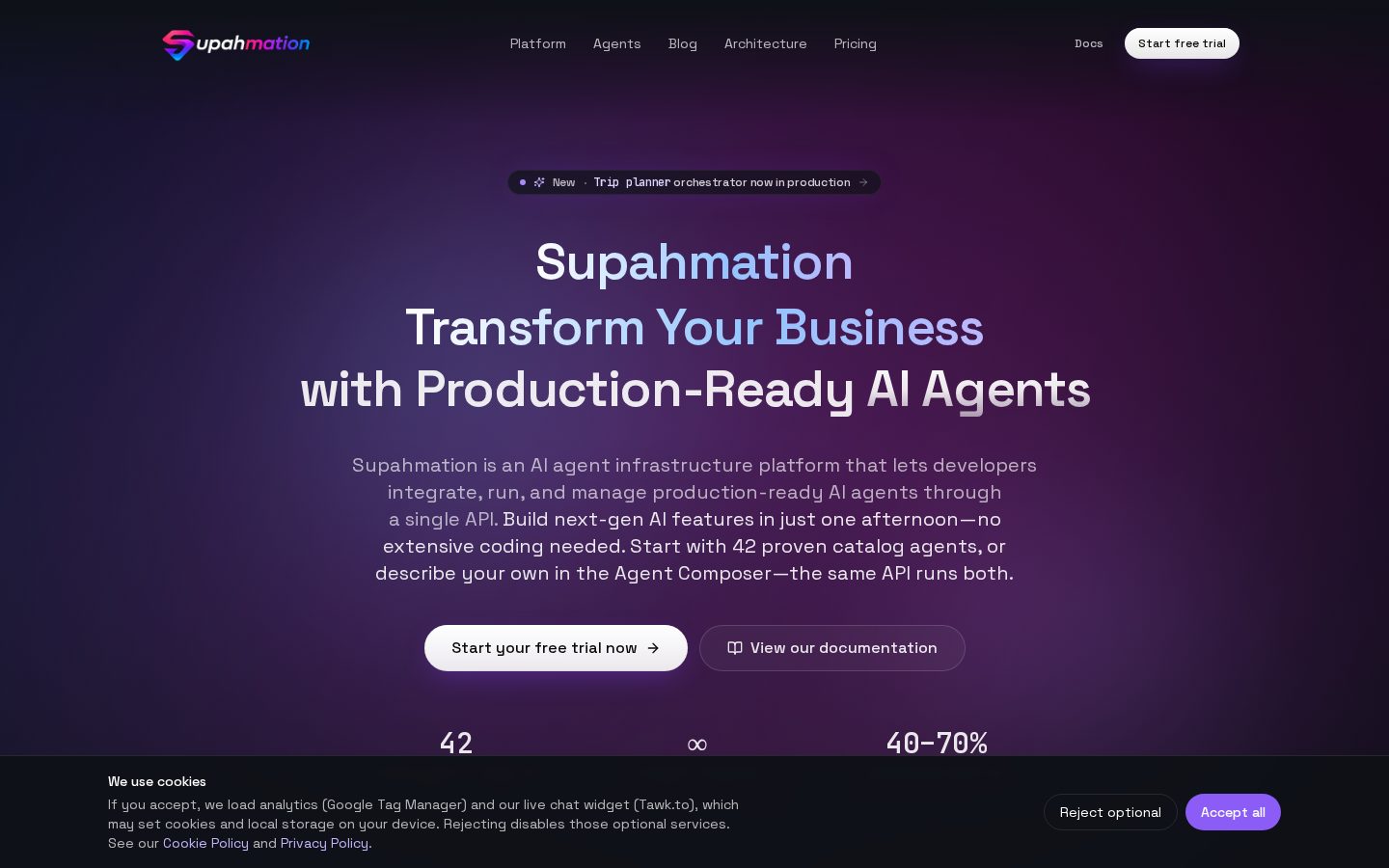 Supahmation Homepage