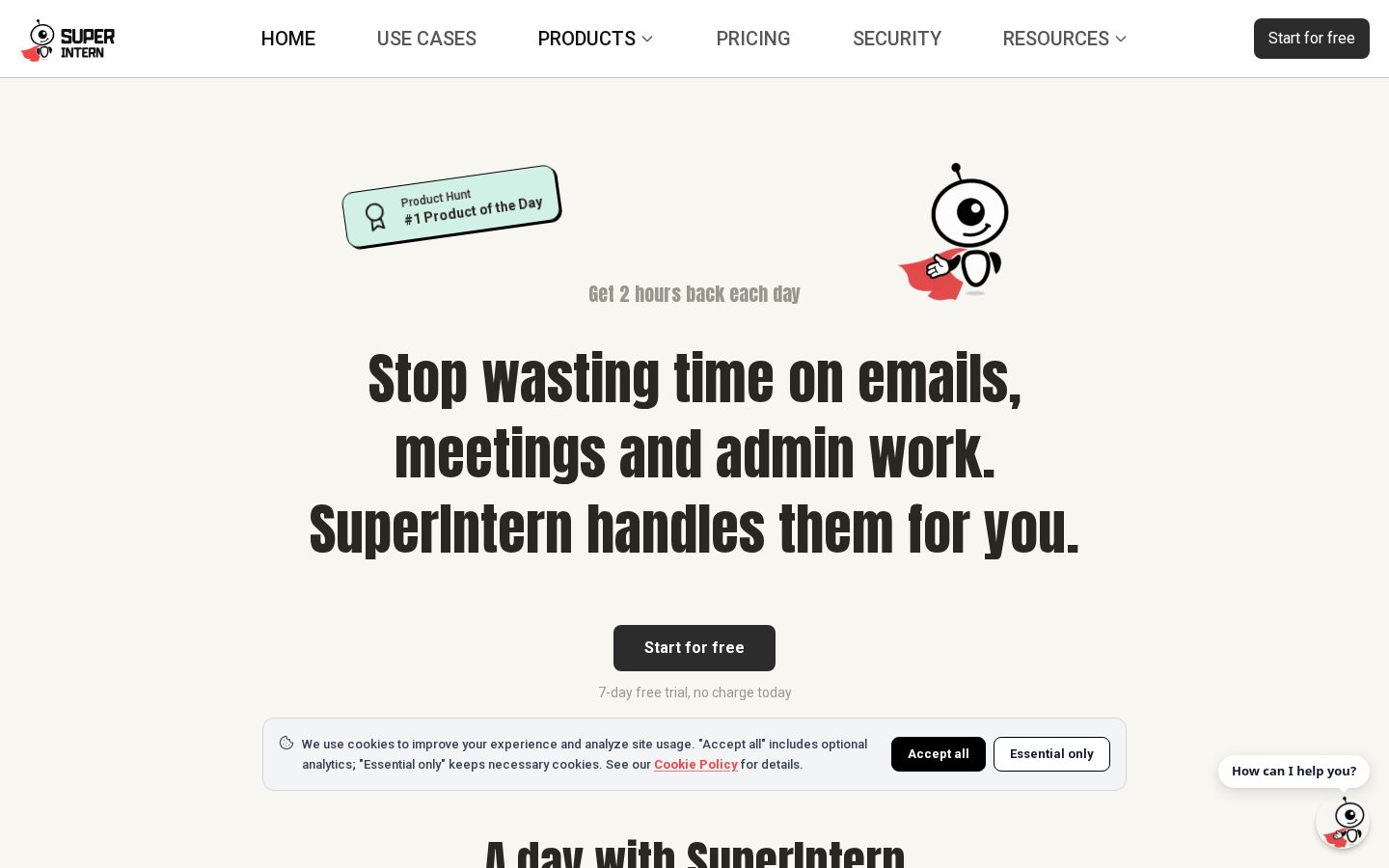 Super Intern Homepage