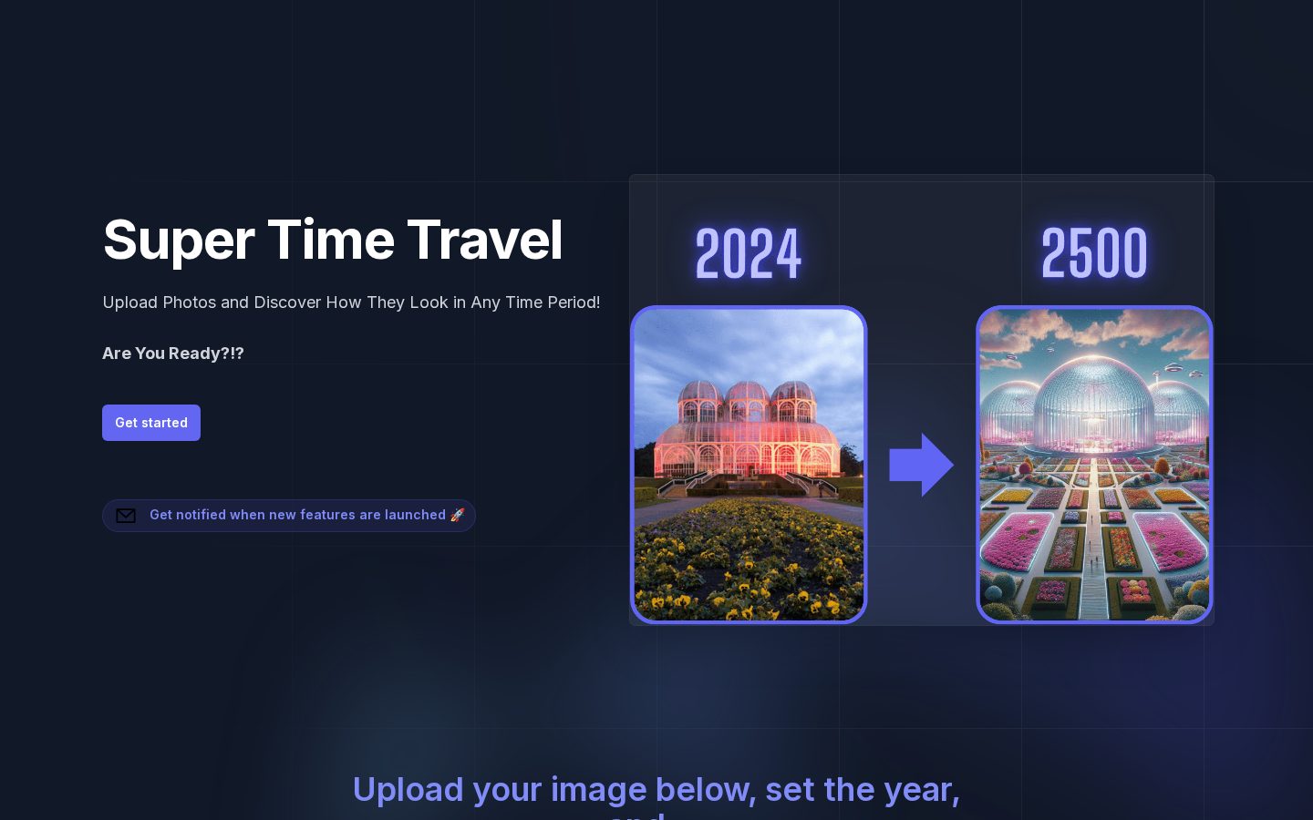 Super Time Travel Homepage