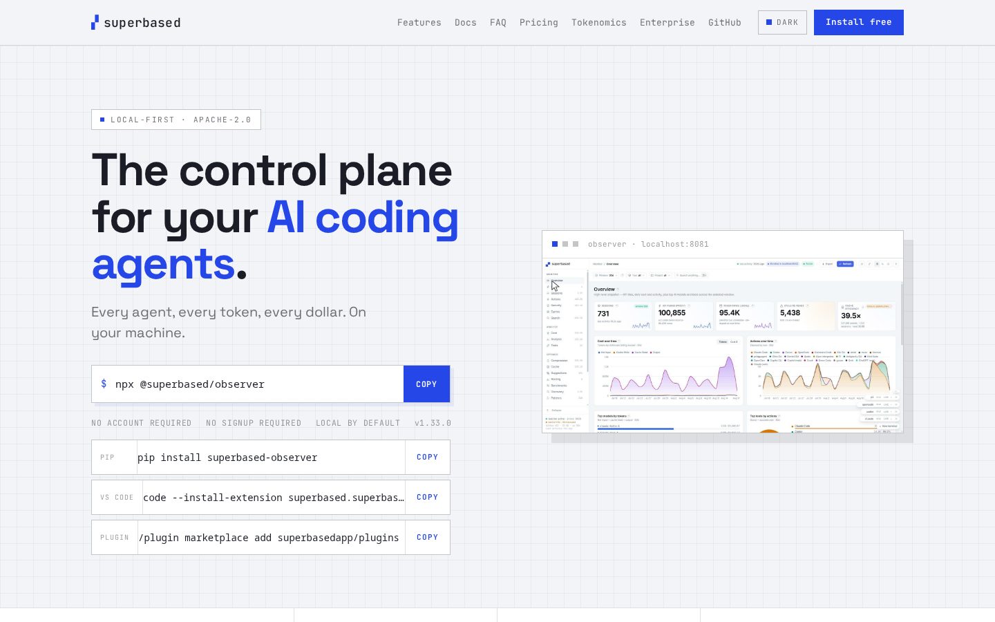 SuperBased Homepage