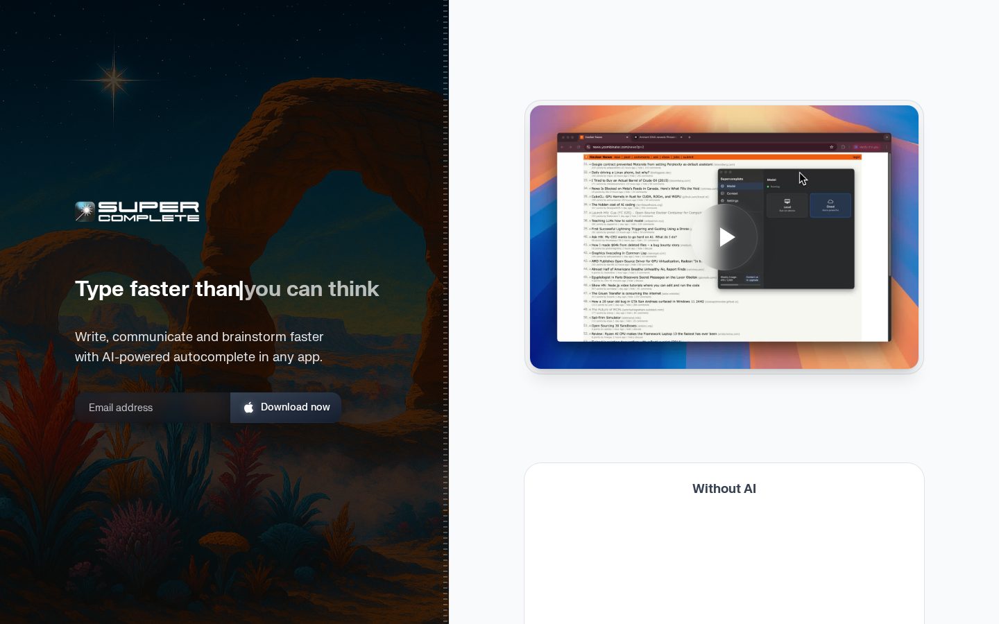 Supercomplete Homepage