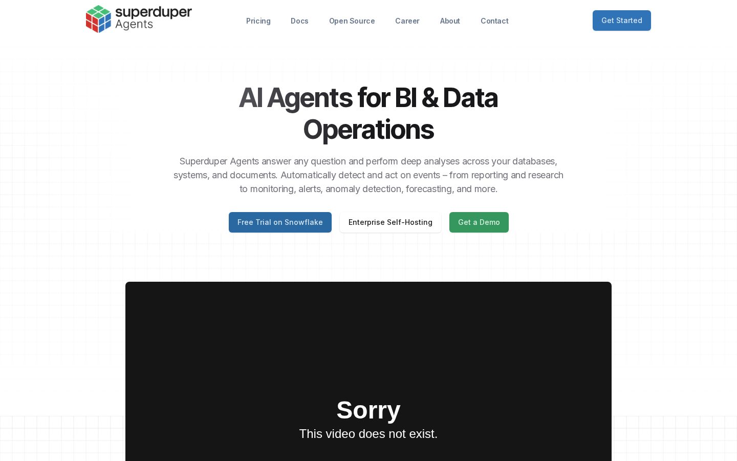 Superduper DB Homepage