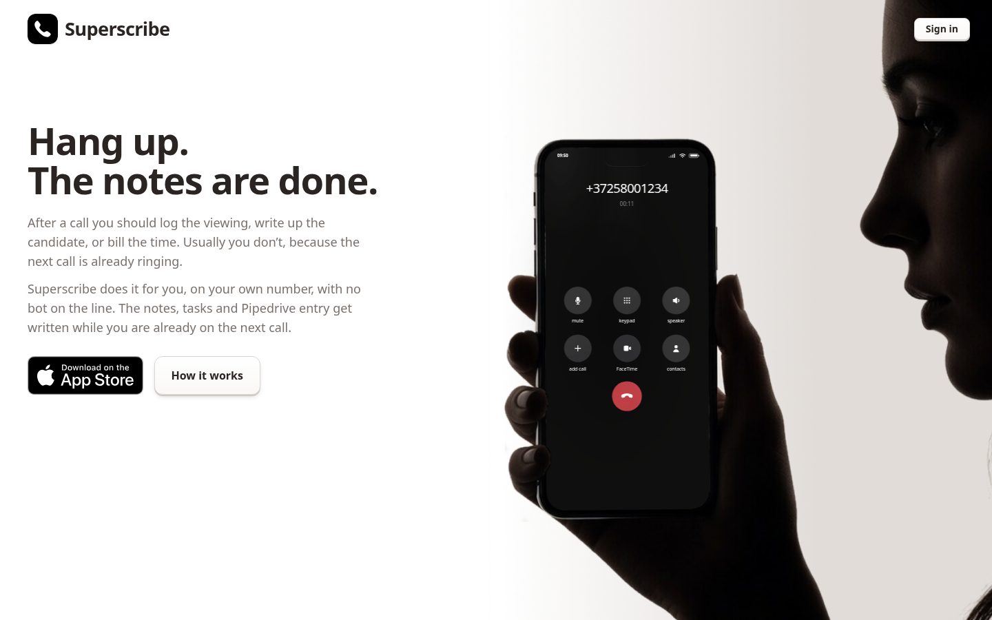 Superscribe Homepage