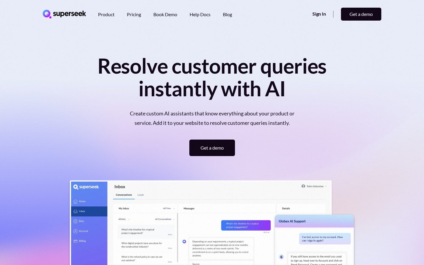Superseek Homepage