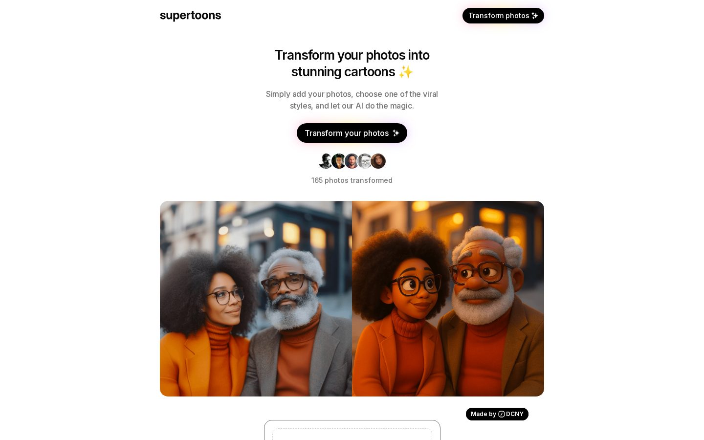 Supertoons Homepage