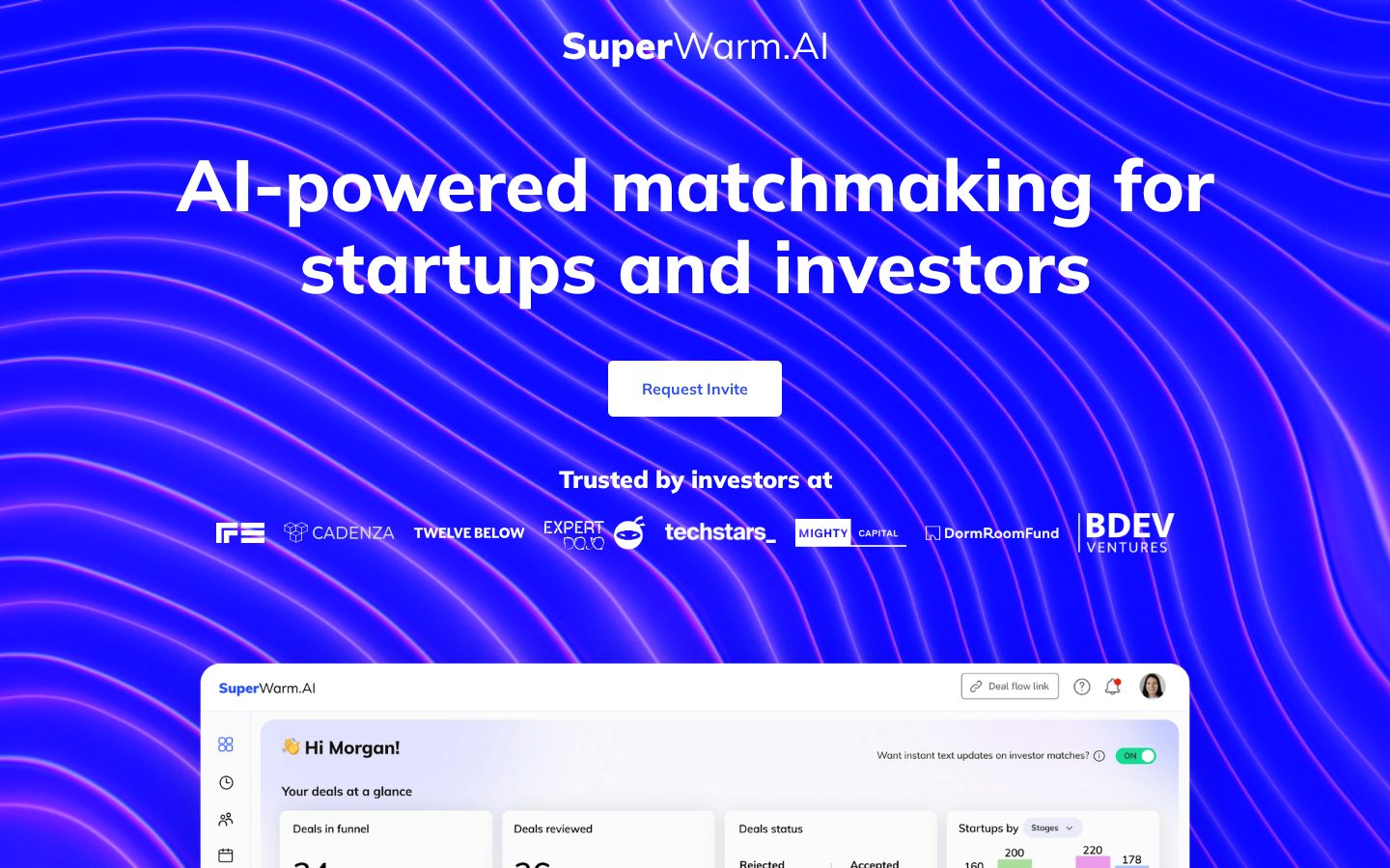 SuperWarm.AI Homepage