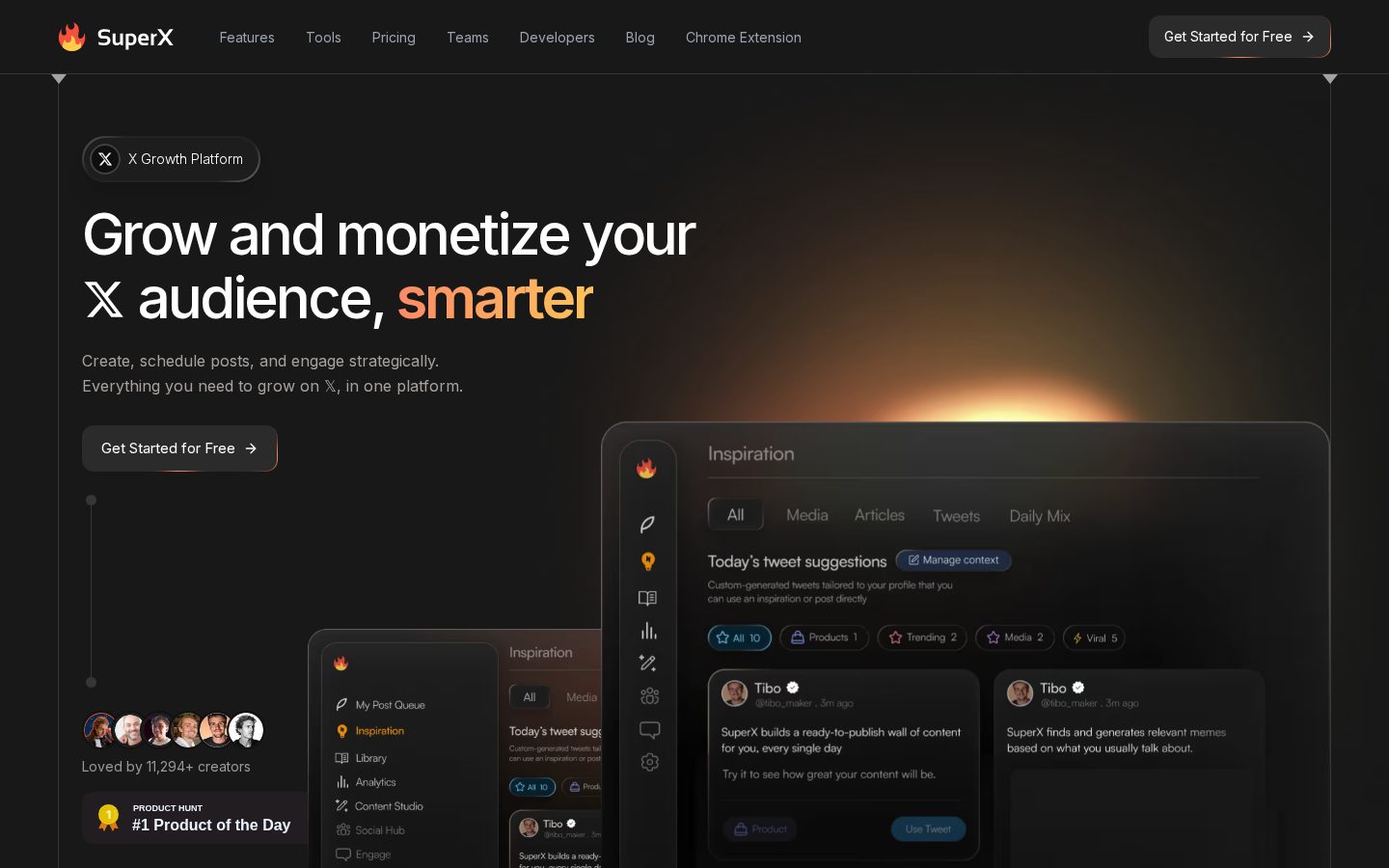 SuperX Homepage