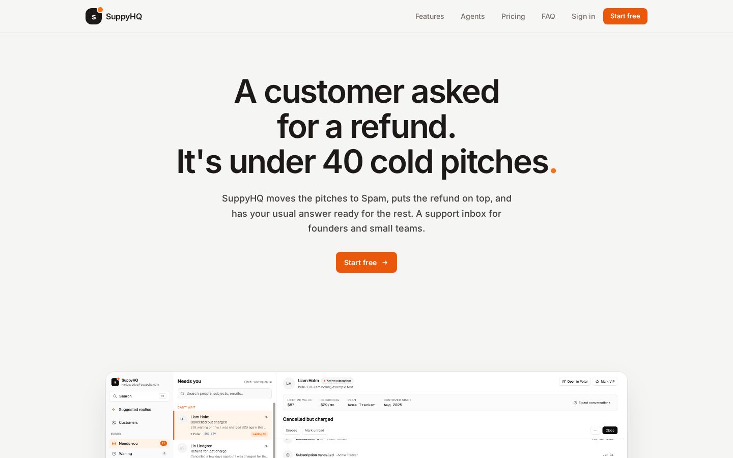 SuppyHQ Homepage