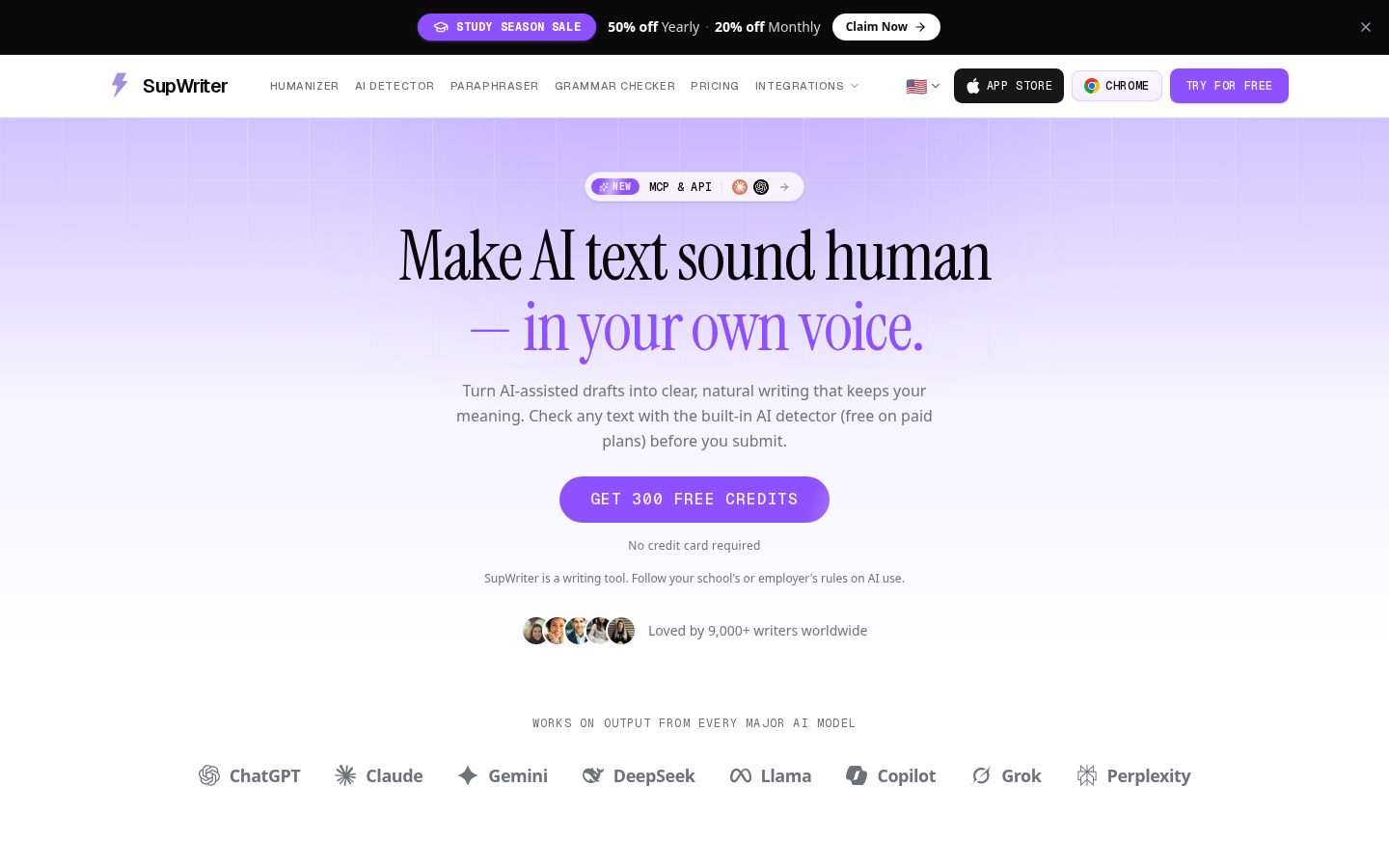SupWriter Homepage