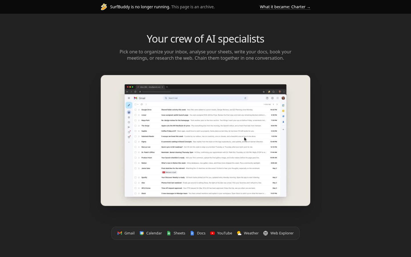 SurfBuddy Homepage