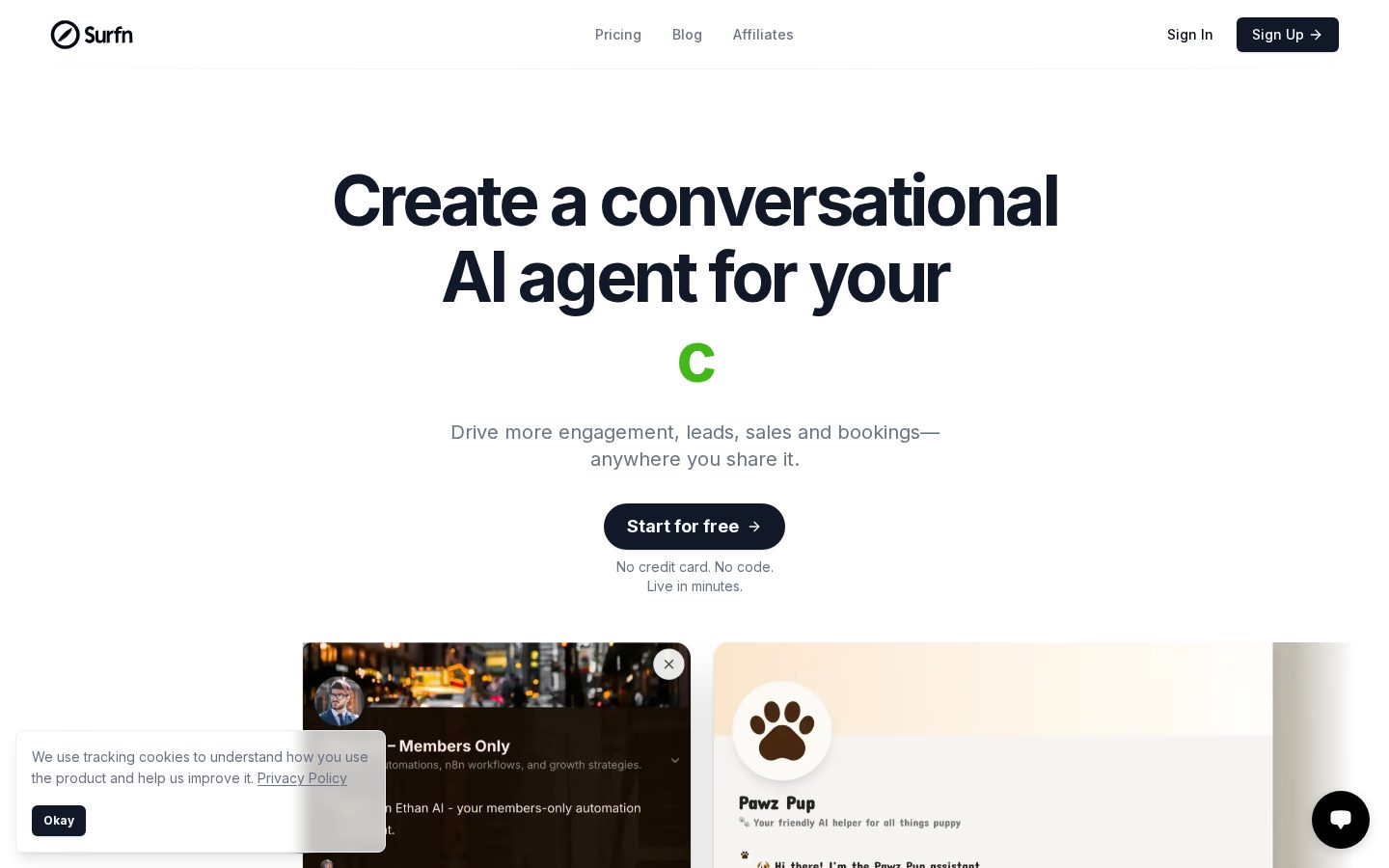 Surfn Homepage