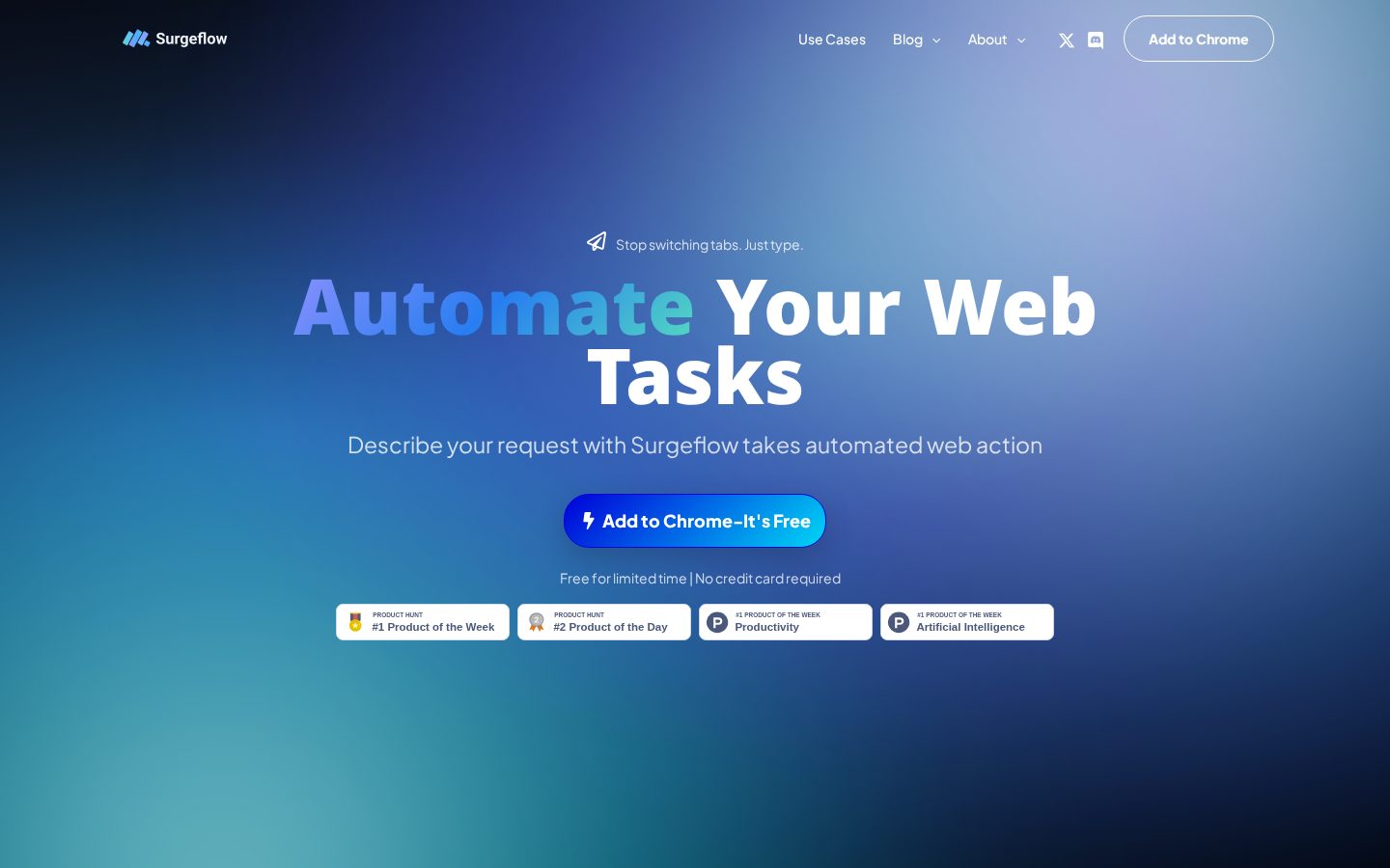 Surgeflow Homepage