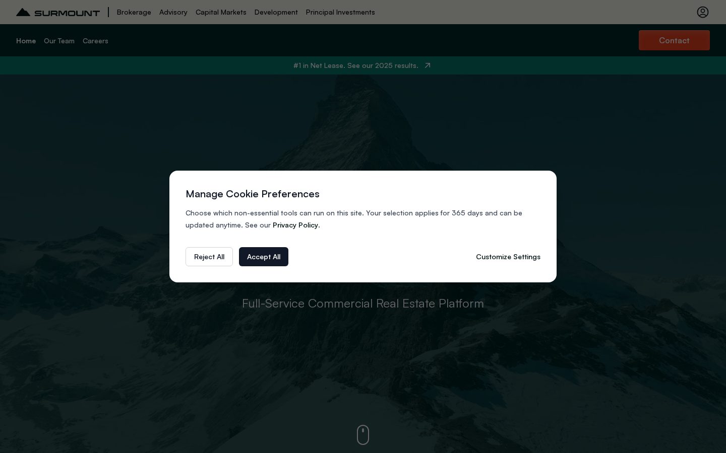 Surmount Homepage