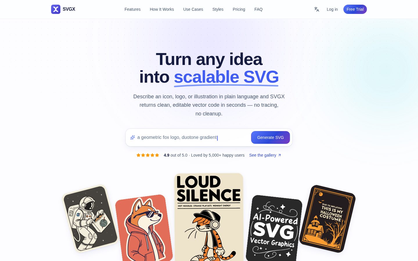 SVGX Homepage