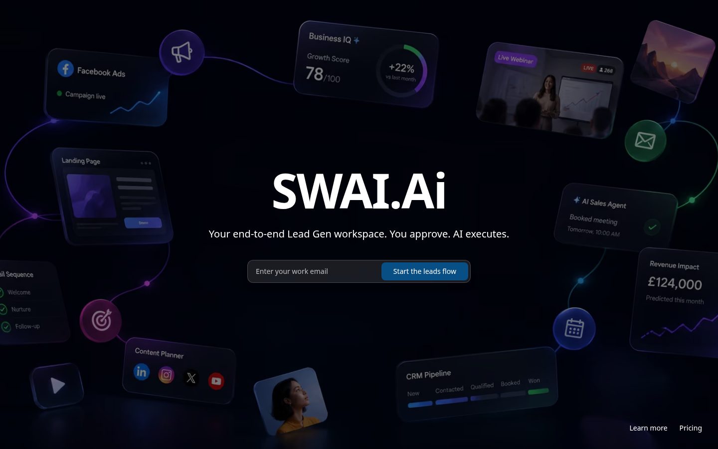SWAI.ai Homepage