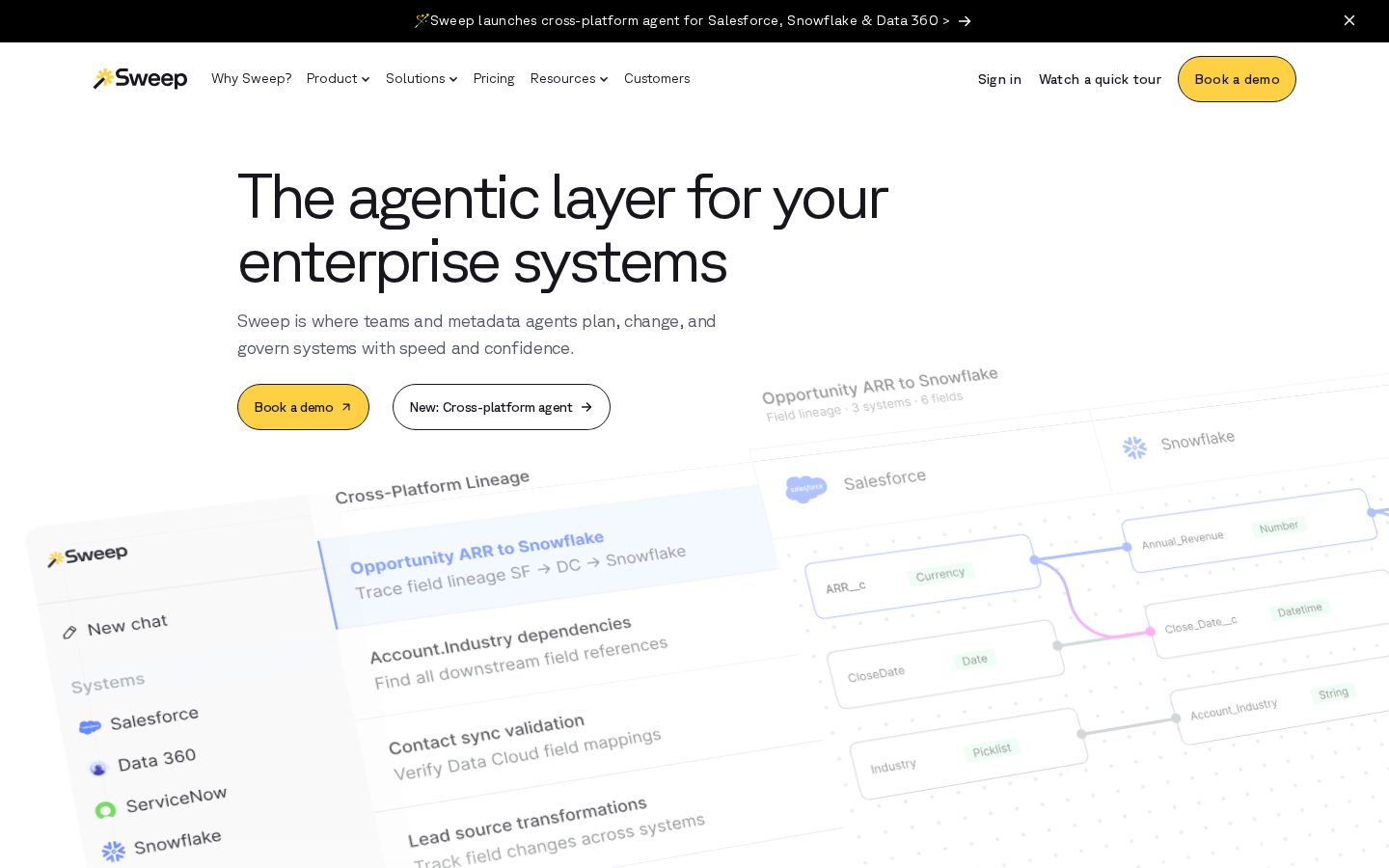 Sweep Homepage