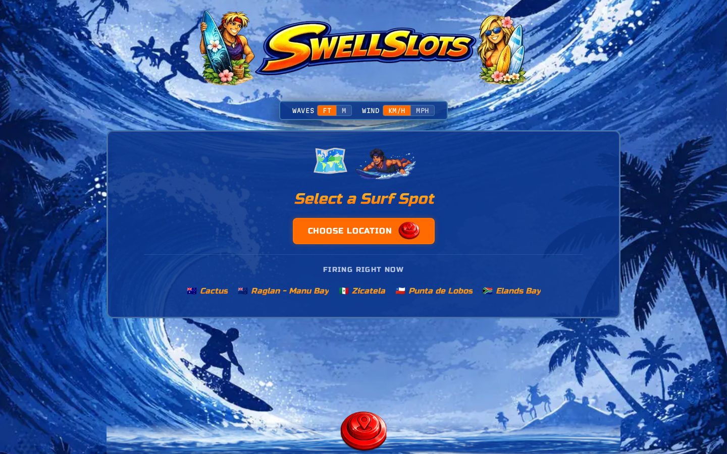 SwellSlots Homepage