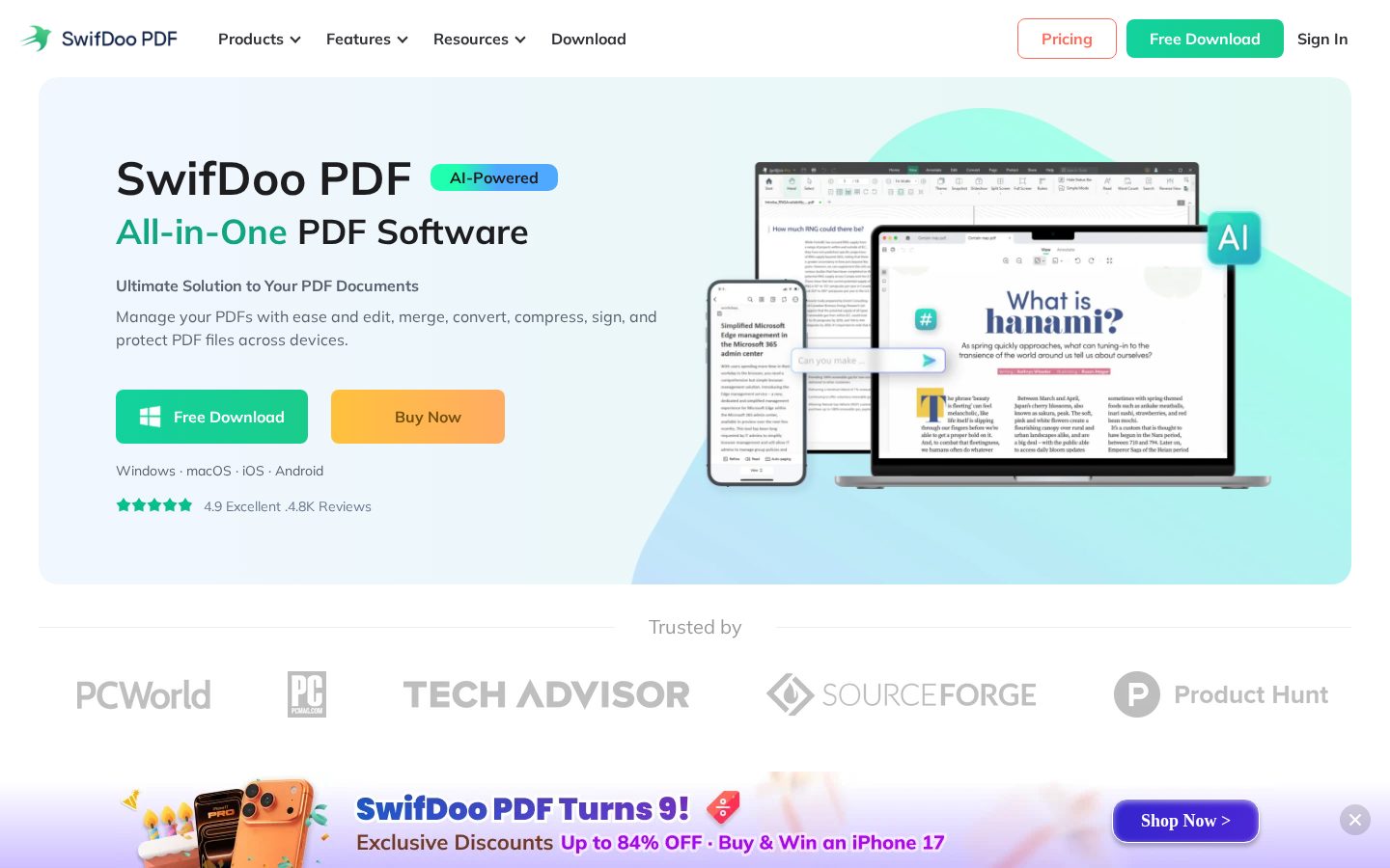 Swifdoo Homepage