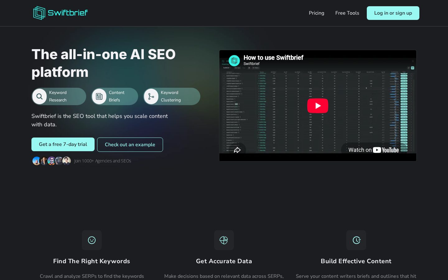 Swiftbrief Homepage