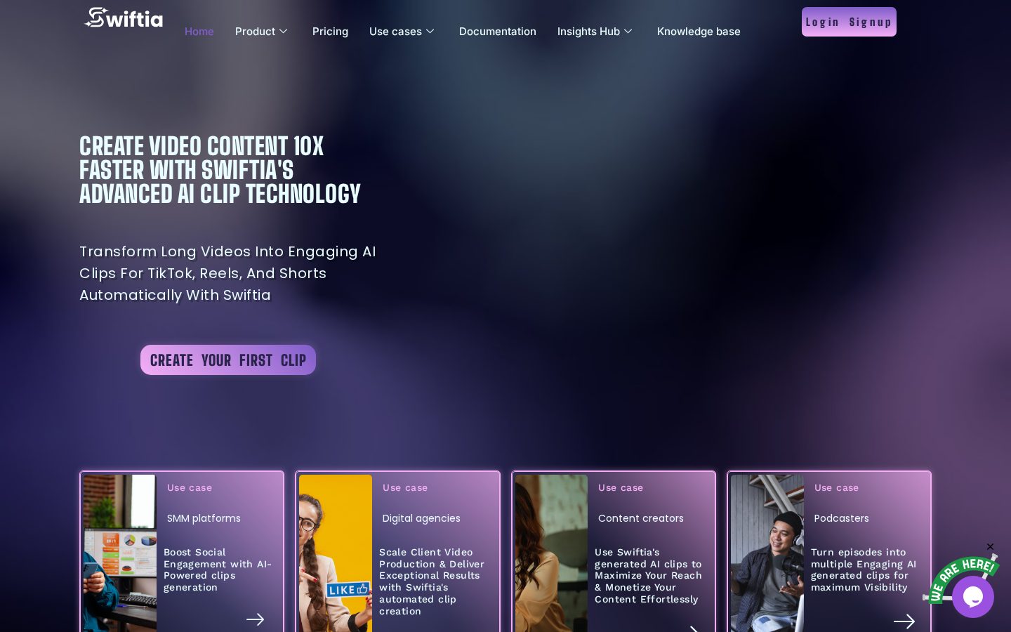Swiftia Homepage