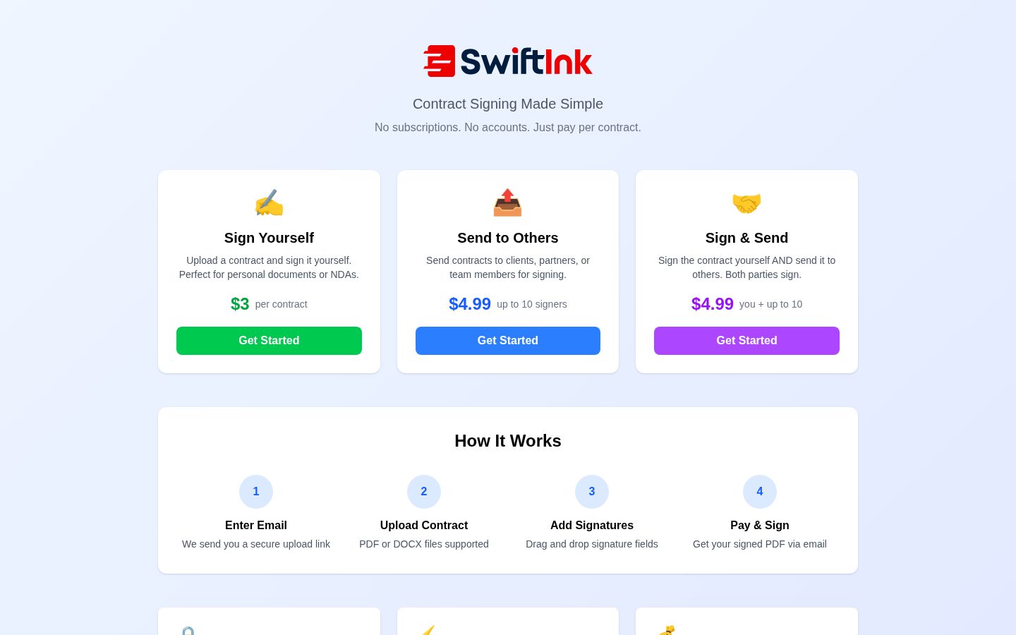 Swiftink Homepage