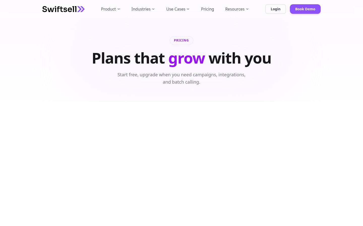 Swiftsell Pricing
