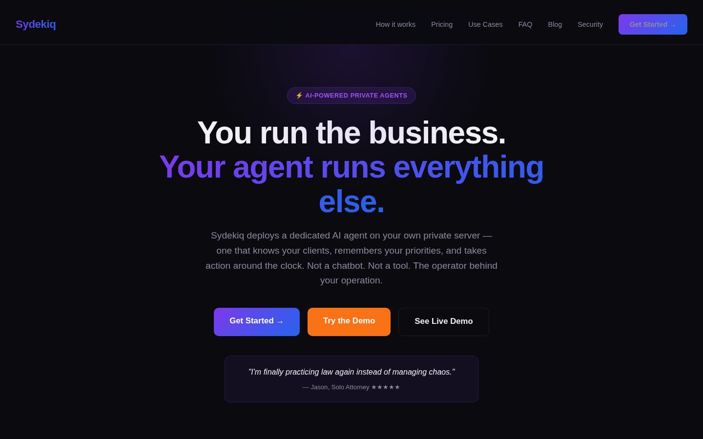 Sydekiq Pricing