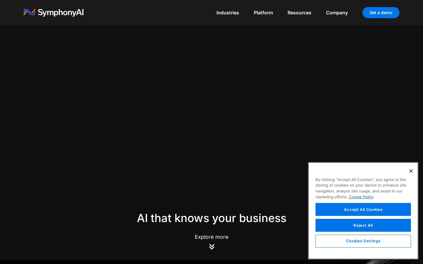 SymphonyAI Homepage