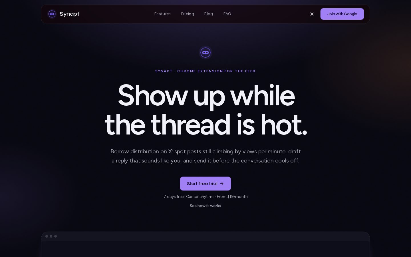 Synapt Homepage