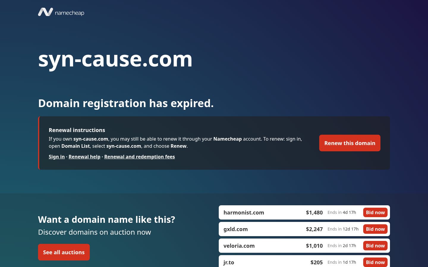 Syncause Homepage