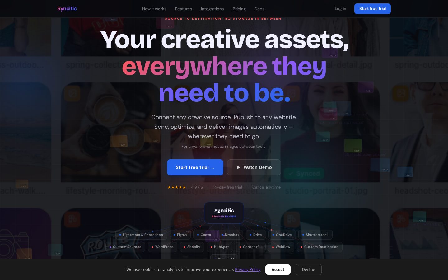 Syncific Homepage