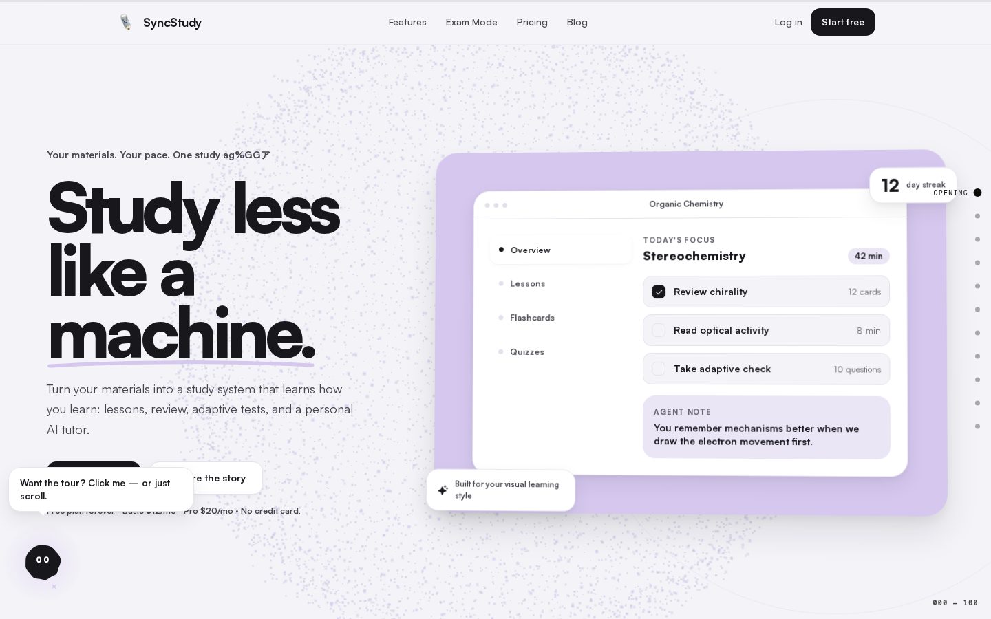 SyncStudy Homepage