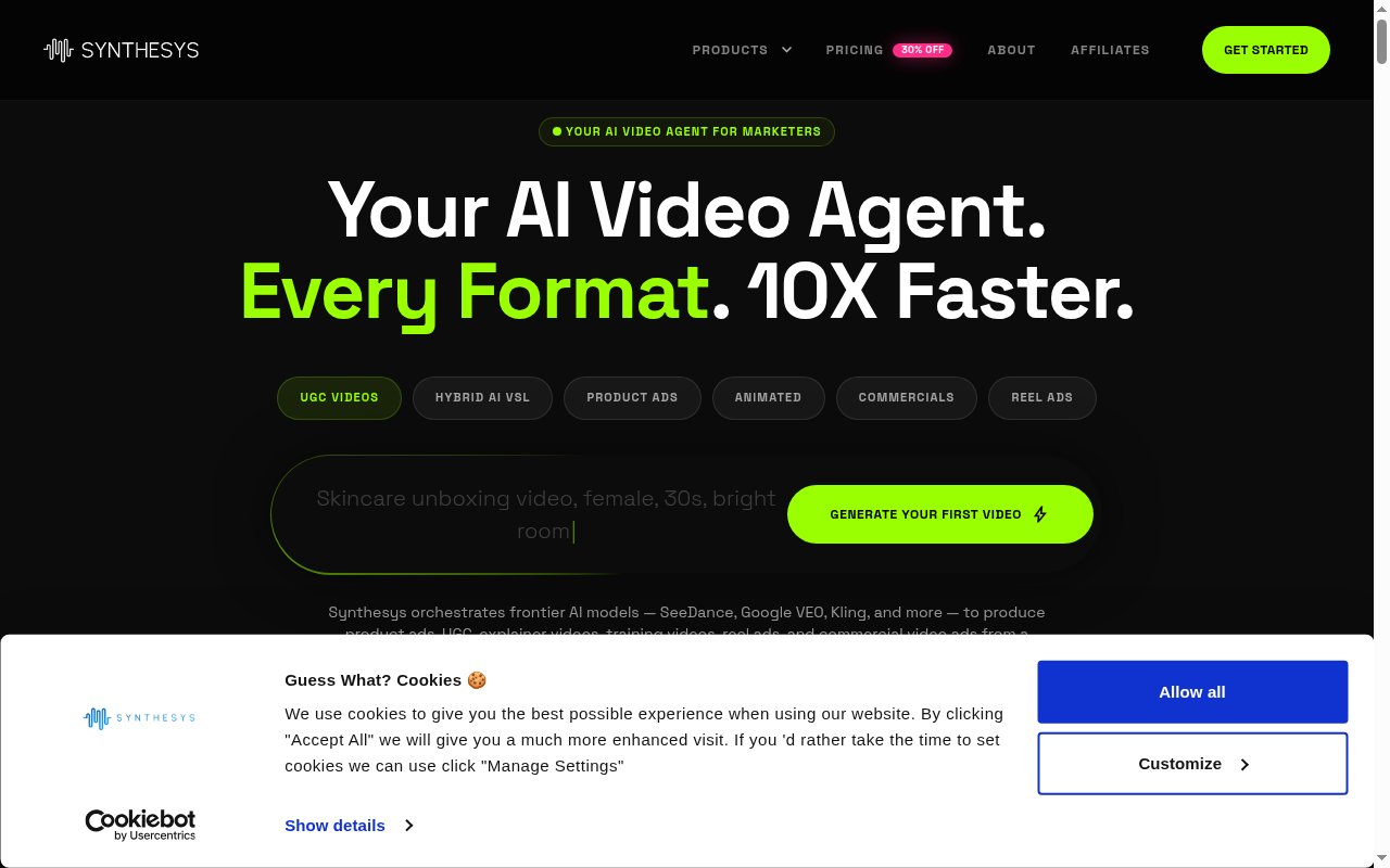 Synthesys homepage