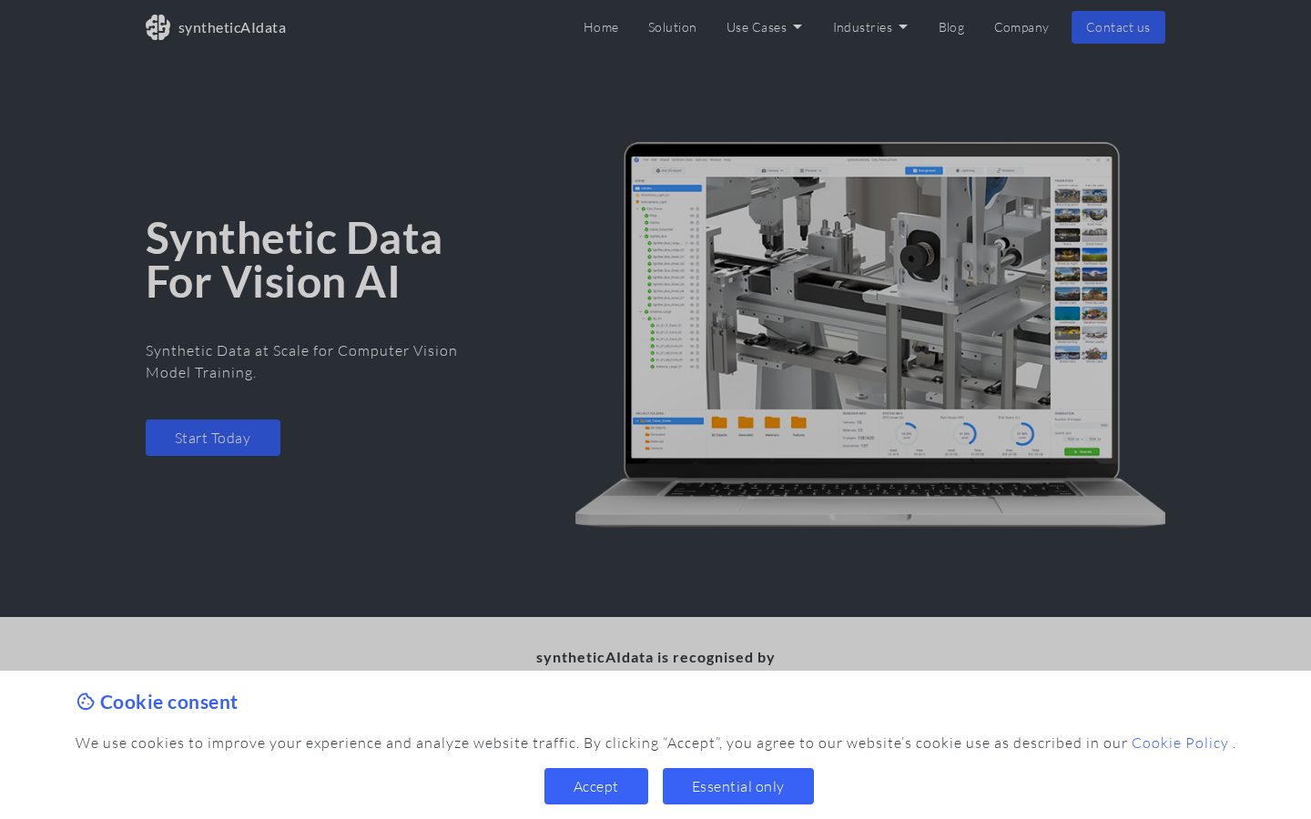 syntheticAIdata Homepage