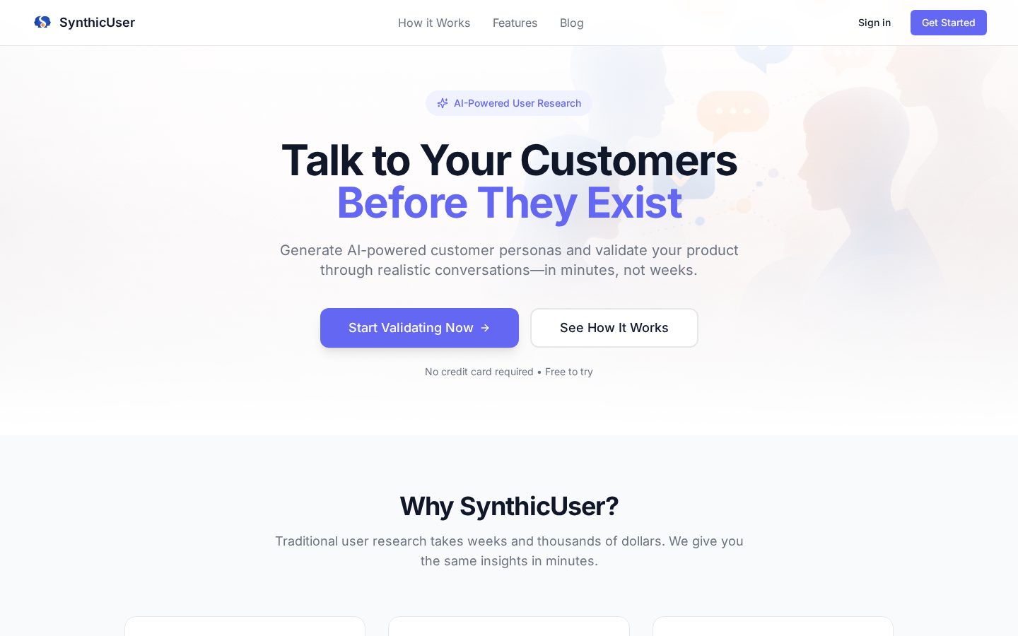 SynthicUser Homepage