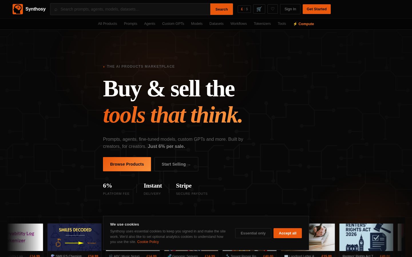 Synthosy Homepage