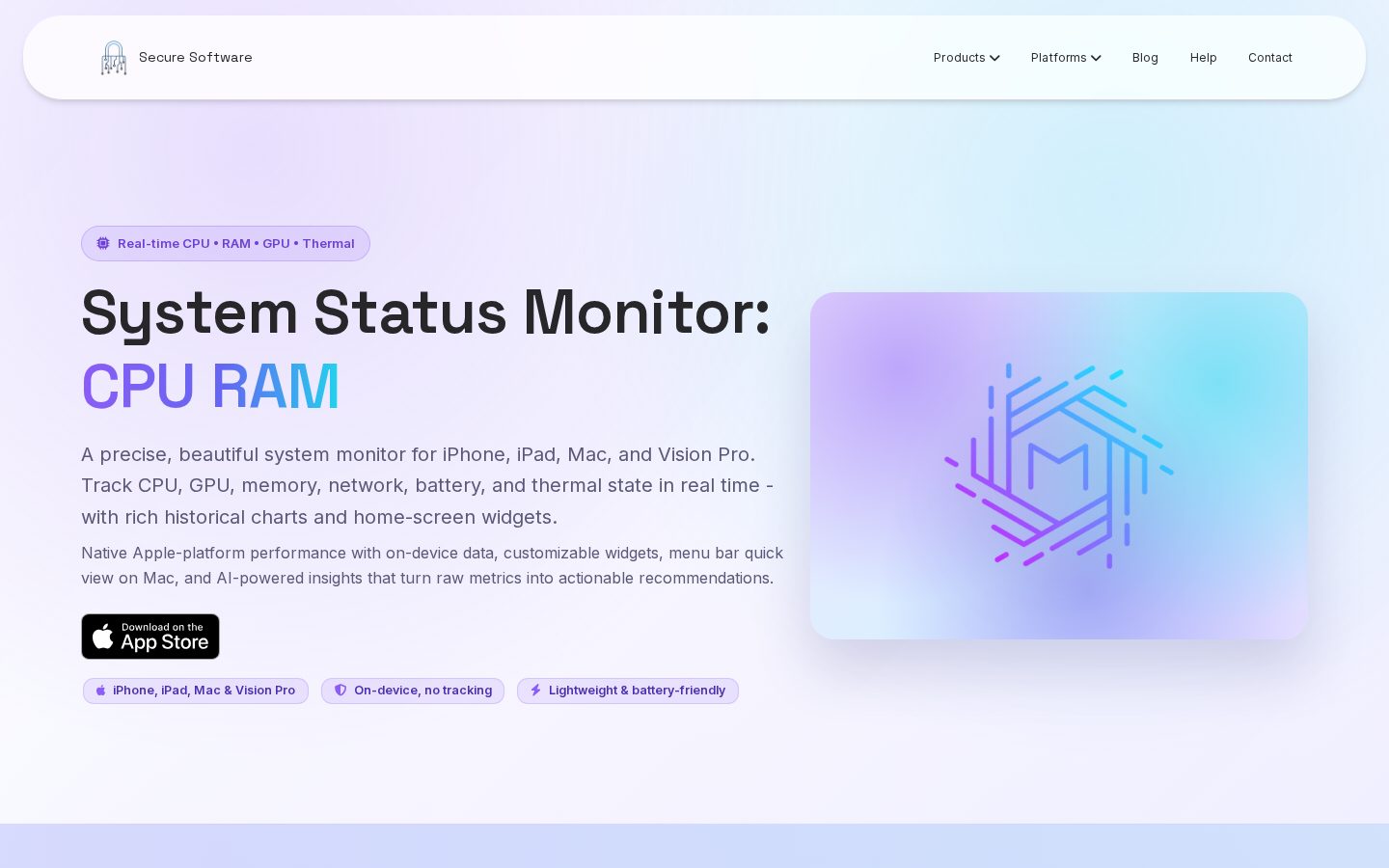 System Status Monitor Homepage