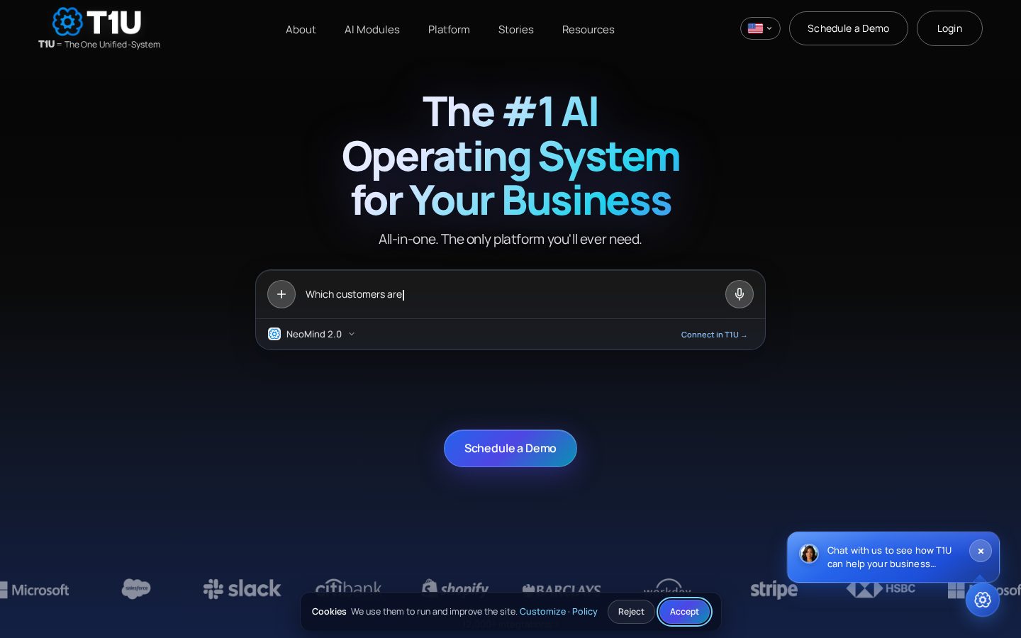 T1U Homepage