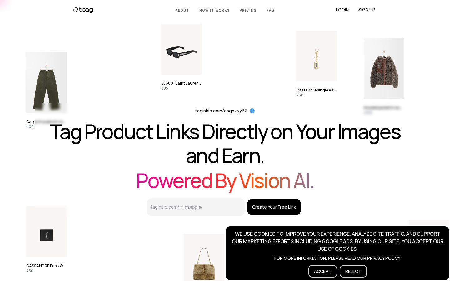 taag.app Homepage