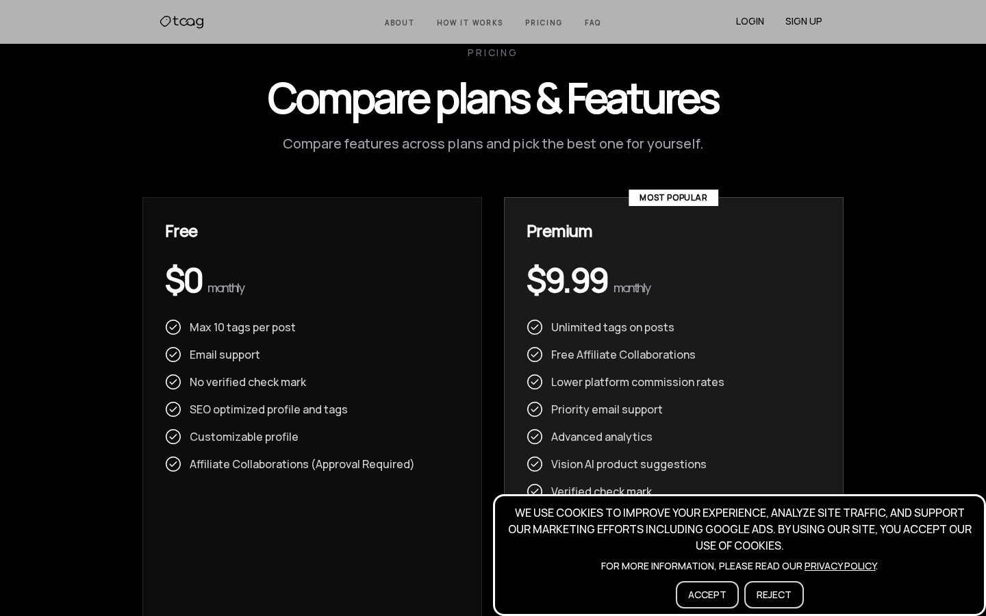 taag.app Pricing