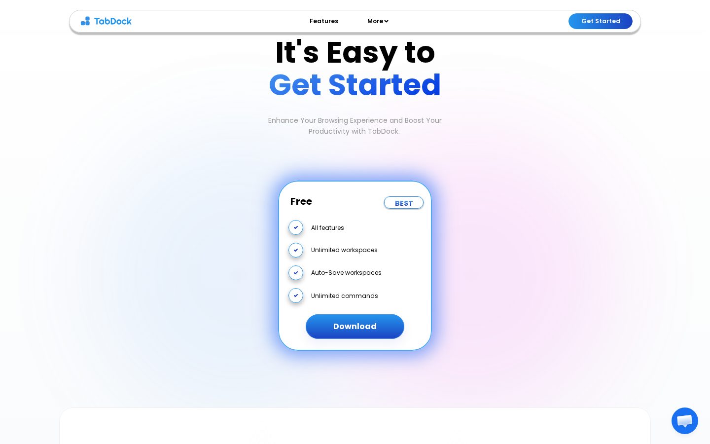 Tab Dock Pricing