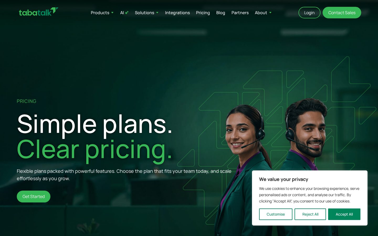 TabaTalk Pricing