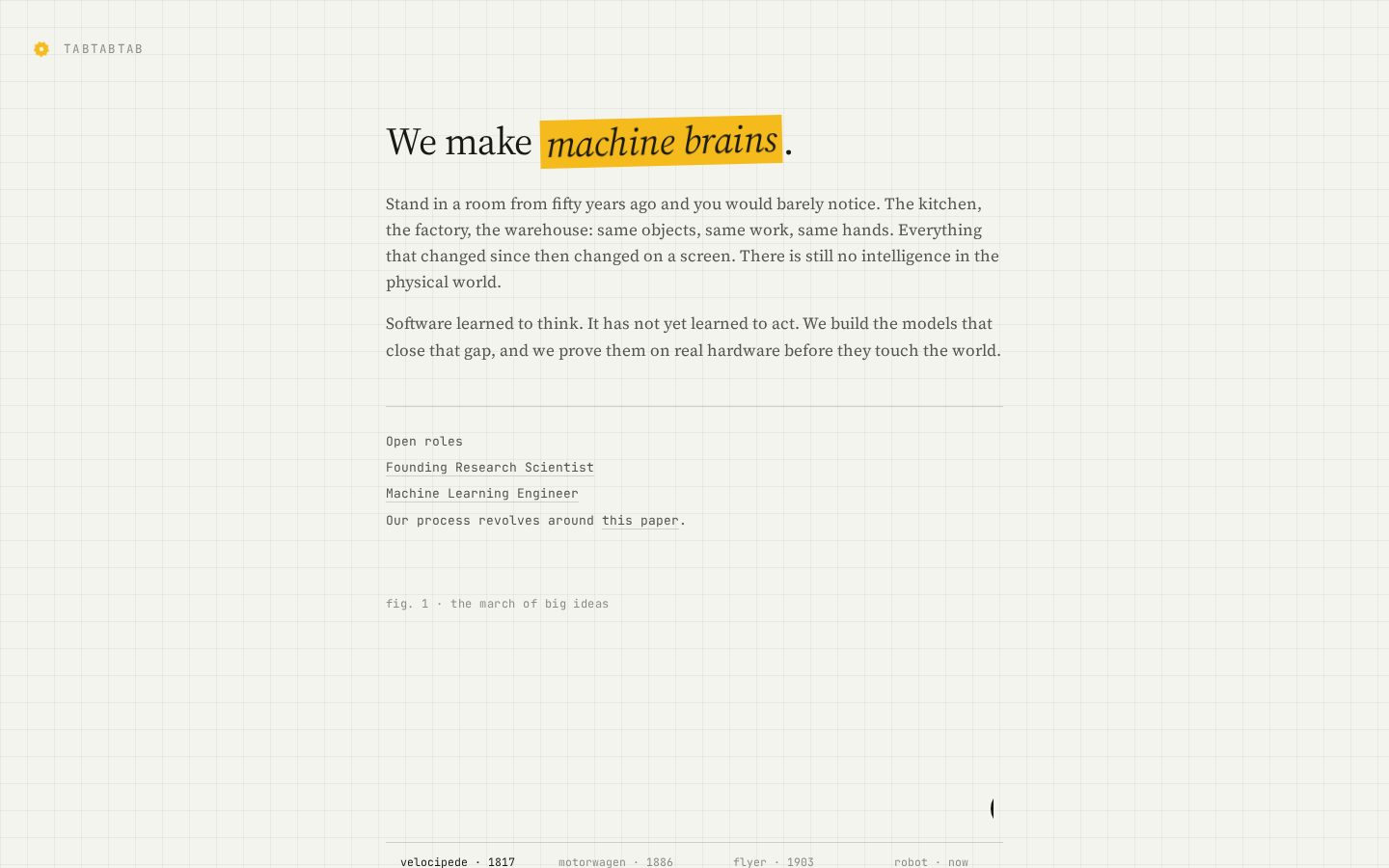 TabTabTab Homepage