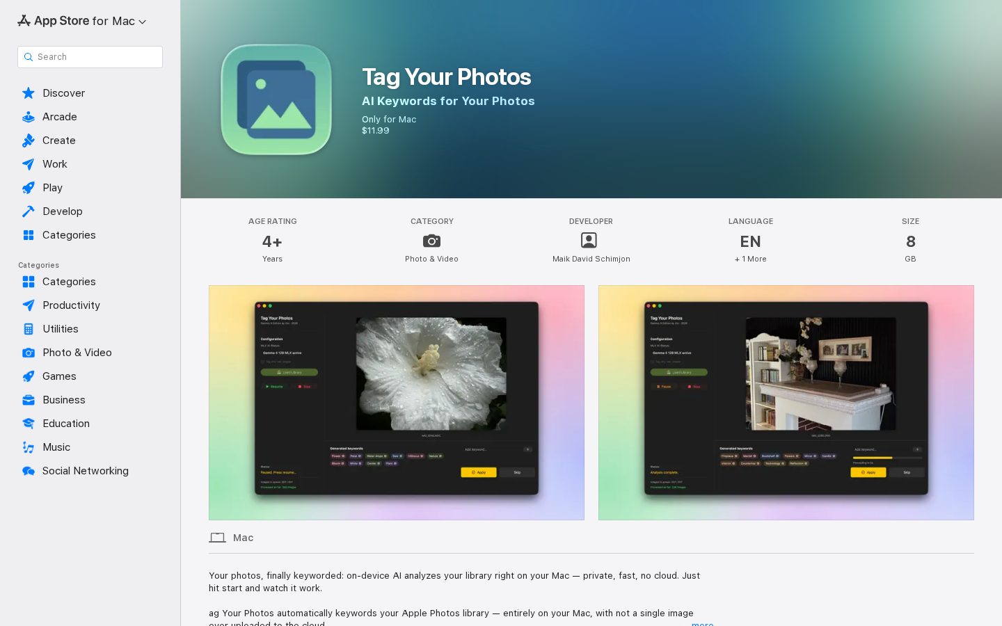 Tag Your Photos Homepage