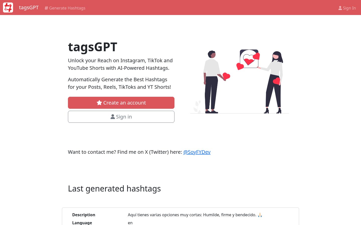 Tags GPT Homepage