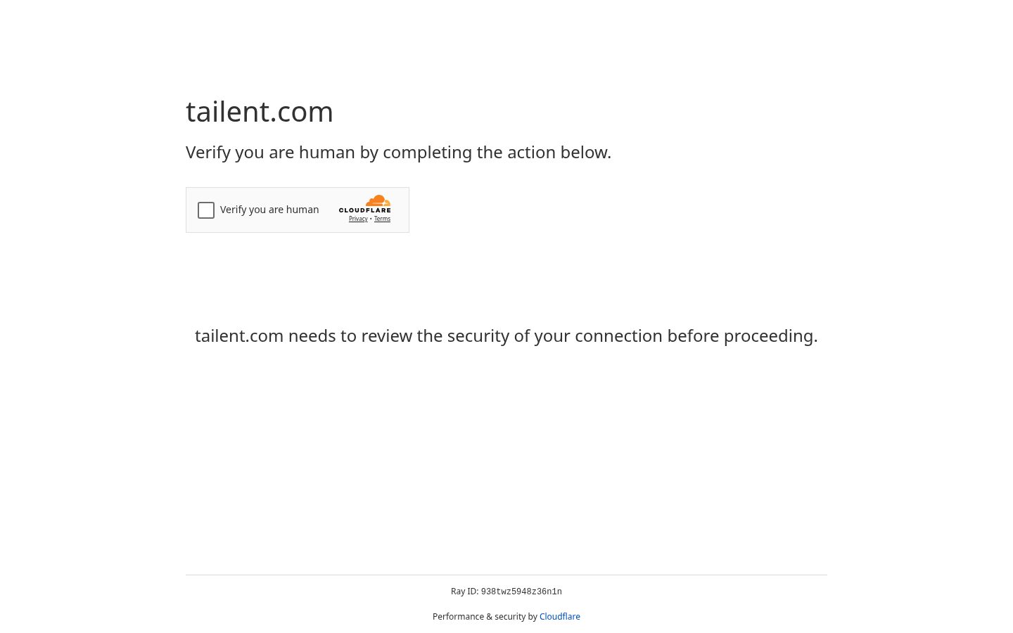Tailent Homepage