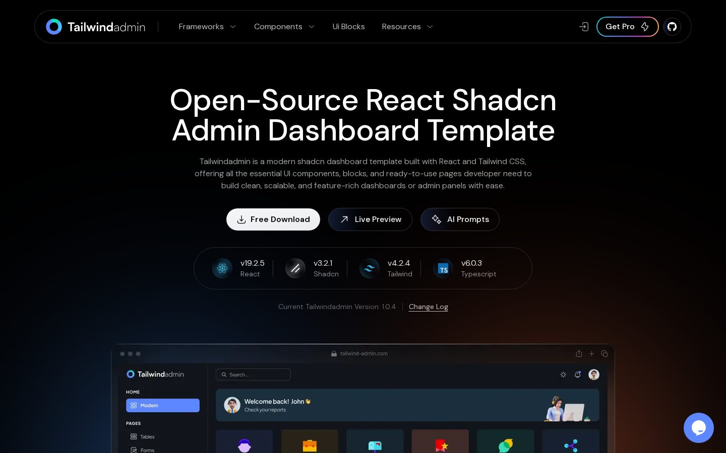 Tailwindadmin Homepage